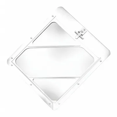 LABELMASTER Vehicle Placard Holder: Full Frame Trailer Flip Placard Holder, 14 1/8 in Wd - Placard Holders