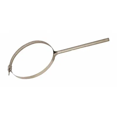 OHAUS Column Clamp: Column Clamp, Stainless Steel, 14 1/2 in Overall Lg, 2_3 Prongs - Lab Clamps