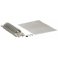 Replacement heating element kit for heat guns, delivering a temperature range of 100°F to 1,200°F. Overall length of 2 inches. Suitable for industrial heating tasks such as shrink tubing, paint stripping, and thawing pipes.