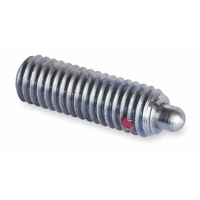 TE-CO Spring Plunger: Slotted, 18-8 SS Body w/ 400 SS Plunger, M16x2, W/O Thread-Locker - Slotted-Drive Spring Plungers