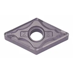 Diamond indexable turning insert for precision machining of non-ferrous materials such as aluminum, copper, and plastics. Suitable for turning, facing, and boring operations requiring fine surface finish. Consult manufacturer datasheet for detailed dimensions and grade specifications.