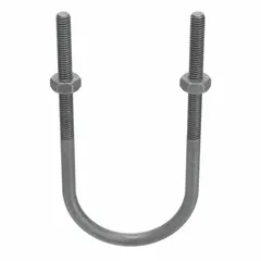 This steel U-bolt is designed to secure 1 1/4 in pipe to structural supports. It features a 5/16"-18 thread size and a 4 1/2 in inside height. Commonly used in plumbing, HVAC, and process piping installations. Sold in a 10-pack.