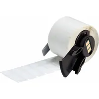 Pre-Cut Label Stock Roll: 1/2 in x 29/32 in, Nylon, White, 500 Labels Included (MPN M6-117-499)