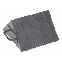 Wheel Chock: Rubber, 12 3/8 in Overall Lg, 10 1/8 in Overall Wd, 5 1/2 in Overall Ht, 1 Chocks (MPN LWC-14M)