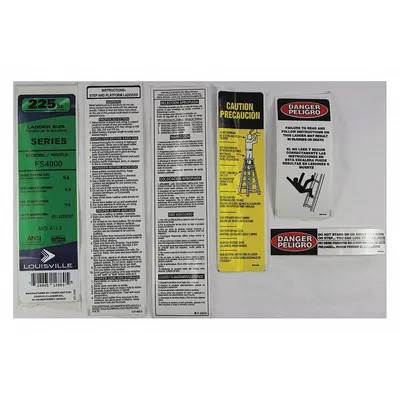 LOUISVILLE Label Kit: For FS4004/FS4006/FS4007/FS4008 - Material Handling Parts