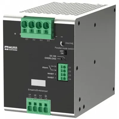 MURRELEKTRONIK DC Power Supply: DIN Rail, 960 W Output Power - Rated - DIN Rail Mount DC Power Supplies