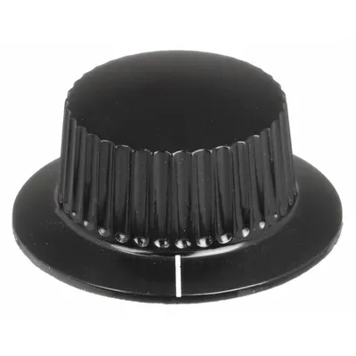 DAVIES 1600BM Skirted Control Knob, Thermoset, 1.5 in Dia, 0.69 in Ht - Skirted Control Knobs