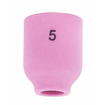 LINCOLN ELECTRIC Gas Lens Nozzle, Alumina, No. 5, Standard - Gas Lens Nozzles