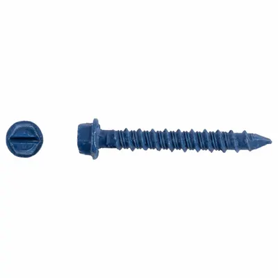 TAPCON Hex-Head Screw Anchor, 1/4 in Dia, 1-3/4 in L, Steel, 100-Pack - Hex-Head Screw Anchors