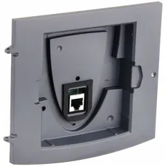 Remote mounting kit for LCD keypad of ATV32 series variable frequency drives. Enables operator interface to be positioned away from the drive for convenient access in control panels or machinery enclosures.