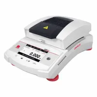 OHAUS Moisture Analyzer: 90 g Max Capacity, 40°C to 200°C, Carbon Fiber, RS-232/USB, Touchscreen (MPN MB92)
