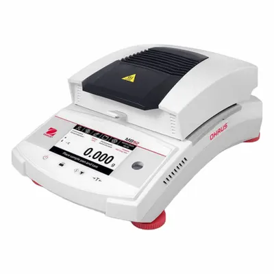OHAUS Moisture Analyzer: 90 g Max Capacity, 40°C to 200°C, Carbon Fiber, RS-232/USB - Moisture Analyzers