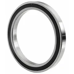 Double-sealed thin-section radial ball bearing with 15 mm bore and 28 mm outside diameter. Constructed for food-grade applications requiring compact dimensions and contamination resistance. Suitable for use in processing and packaging machinery where space and hygiene are critical.