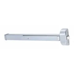 The ARROW FS1250F AL is a rim-type exit device with a touchbar style, constructed from aluminum. It is designed for commercial doors up to 36 inches wide and is ADA compliant for accessible egress. This device is suitable for use in buildings requiring code-compliant emergency exit hardware.