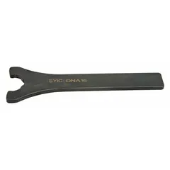 ER hex nut wrench designed for tightening and loosening ER11 collets in machining spindles. Used in CNC milling, drilling, and routing applications for precise tool holding.