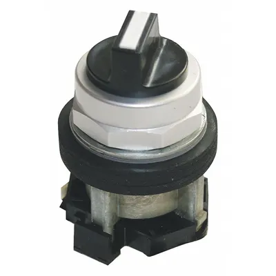 EATON Short-Handled Selector Switch: 30 mm Panel Mount Size, 3 Positions, 1D Cam - Selector-Switch Operators