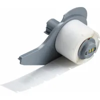 Wraparound Label: 1 in x 3/4 in, 3/4 in, Vinyl, White (Matte), For 16 AWG to 8 AWG Wire Gauge (MPN M7-18-427)