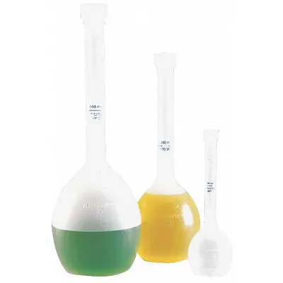 NALGENE Volumetric Flask: Volumetric, Polypropylene, 1 L, 33.81 fl oz, Non-Sterile - Plastic Volumetric Flasks