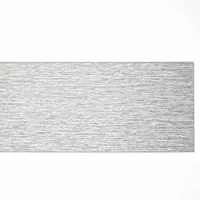 This standard push plate is 6 inches wide and 16 inches tall, constructed from wear-resistant PETG in a Pewter/Gray finish. Designed for push operation, it is commonly used to protect door surfaces in high-traffic commercial and institutional settings