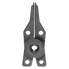 This straight tip head is designed for installing or removing snap rings in industrial maintenance and repair applications. The 1.2 mm tip size allows precise engagement with internal or external snap rings. It is a replacement part for compatible power tools.