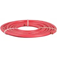 This red 2-gauge jumper cable is supplied cut to length for custom installations in battery and electrical circuits. With a 120-inch length and 94 A maximum current rating, it suits heavy-duty starting and charging applications in vehicles and industrial equipment
