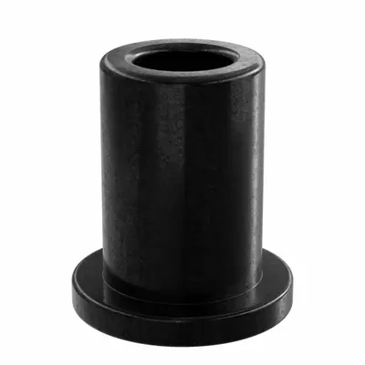 OILITE Flanged Sleeve Bearing: PEEK, 3/16 in Bore, 5/16 in OD, 1/2 in Overall Lg - Low-Friction Plastic Flanged Sleeve Bearings