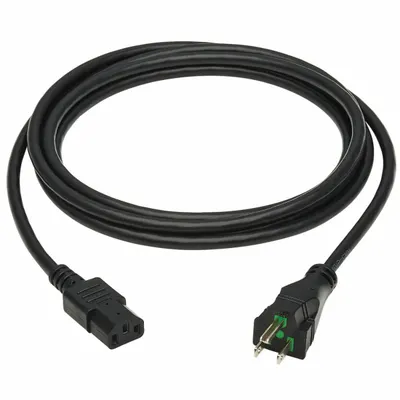 EATON TRIPP LITE Power Cord, 6 ft, 5-15P to C13, SJT, PVC Jacket - Electronic Equipment Power Cords
