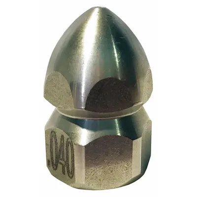 OEM Sewer Nozzle: 4 Nozzle Size - Jetted Sewer Nozzles