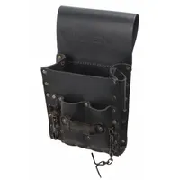 GREENLEE Tool Pouch: For 3 in Belt Wd - Max, 5 Pockets, Black (MPN 0258-13)