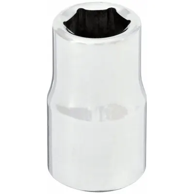 WESTWARD Socket: Metric, 1/2 in Drive Size, 10 mm Socket Size, 6-Point, Std, Chrome - 1/2" Drive Hand Sockets