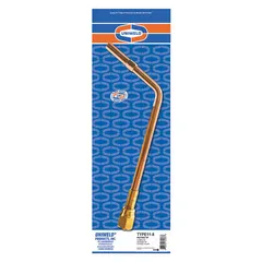 Heating nozzle with Tube & Head tip design for use with acetylene gas. Suitable for brazing, soldering, and localized heating applications requiring a concentrated flame. Part of the MFA Series, Size 8.