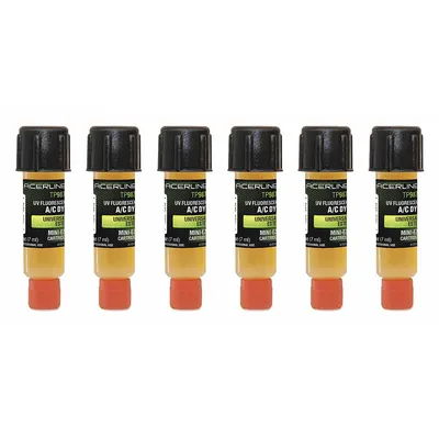 TRACERLINE TP9875-P6 A/C Dye Refill Cartridge, 6-Pack, R-1234yf/R-134a - A/C Dye Refills