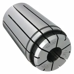 Standard TG100 collet with 43/64 in gripping capacity for use in TG100 series toolholders. Designed to securely hold round-shank cutting tools in machining centers and lathes for milling, drilling, and turning operations.