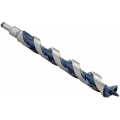 This hybrid spur and ship auger drill bit is made of carbon steel with a hex shank. It has an overall length of 17-1/2 inches and a 1-1/4 inch drill bit size. Suitable for drilling in wood and composite materials.
