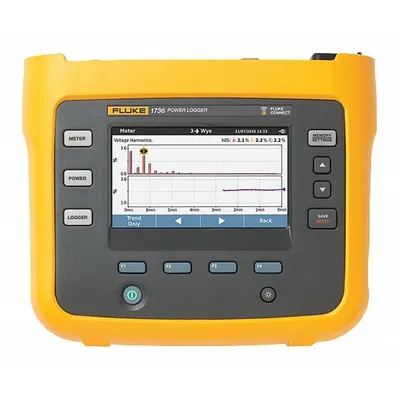FLUKE Power Logger Kit: For Single/Split/Three Phase, CAT III 1000V/CAT IV 600V - Power Analyzers