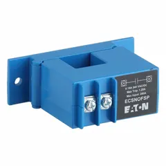 Surface-mounted relay for overcurrent and undercurrent monitoring. Fixed trip point of 1.50 A, rated 150 A. Adjustment via switch; electrical connection via screw terminals. No status indicator. Suitable for detecting undercurrent conditions in industrial circuits such as motor load loss or belt breakage.
