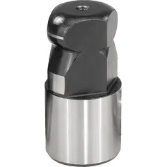 This locating pin features a flattened ball end for manual insertion and removal in jigs, fixtures, and assembly tooling. The stainless steel construction provides corrosion resistance. With an 8 mm shank outside diameter, it is used for precise positioning and alignment of workpieces in machining and industrial manufacturing setups.