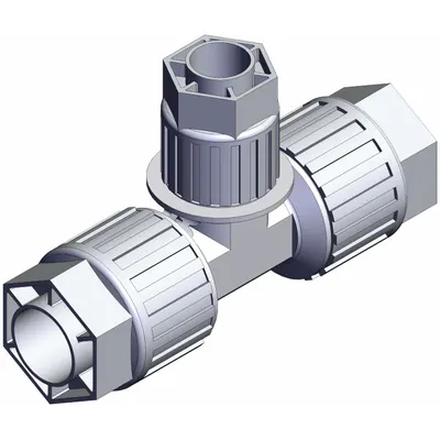 SMC LQ3T6A-R1 PFA Compression Tube Fitting - PFA Compression Tube Fittings