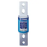 LITTELFUSE Fuse: Class L, KLLU Series, Bolt-On Body, Time-Delay, 750 A, 600 V AC, 300 V DC (MPN KLLU750.X)