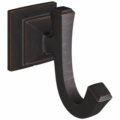 AMERICAN STANDARD Robe Hook, 3-5/8 x 2-1/4 x 4-1/8 in, Metal, Bronze - Bathroom Hooks