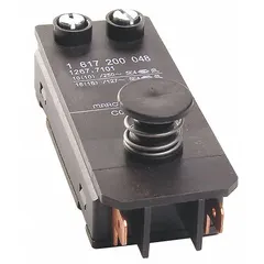 Replacement switch for BOSCH rotary hammers and demolition tools. Restores power control when the original switch fails. Direct replacement component for compatible BOSCH equipment.