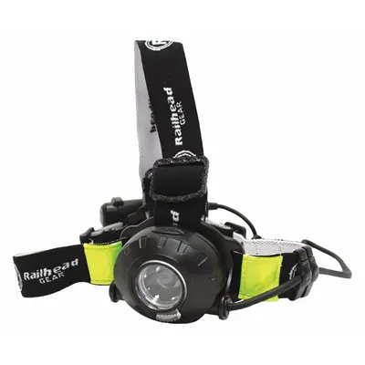 RAILHEAD GEAR Headlamp: 560 lm Max. Brightness, 70 hr Max Run Time, 49.7 m Max Beam - Headlamps