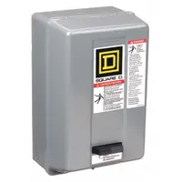SQUARE D Magnetic Motor Starter: Non-Reversing, 2 Poles, NEMA Size 1, 27 A, 120V AC Coil (MPN 8536SCG1V02)