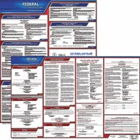 JJ KELLER Labor Law Poster: NV, English, Plastic, 30 in x 24 in, Federal and State Labor Law (MPN 100-NV-1)