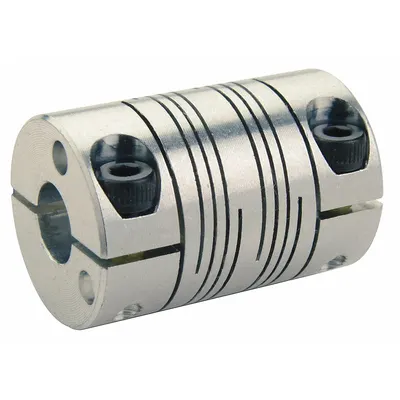 RULAND MANUFACTURING Motion Control Coupling: 3° Angular Misalignment, 1/2 in Bore Dia 1, Inch - General Purpose Clamp-On Beam Shaft Couplings