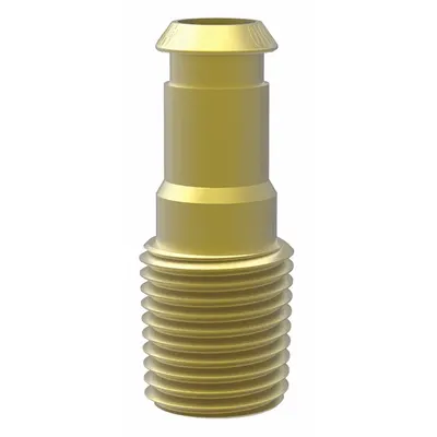 PIAB Fitting D=10, 1/4 NPT - 1/8 NPSF Vacuum Pad Adapter - External and Internal Thread Vacuum Pad Adapters