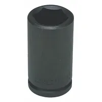 WRIGHT TOOL Impact Socket: 3/4 in Drive Size, SAE, 1 in Socket Size, 6-Point, Std, Black Oxide (MPN 6232)