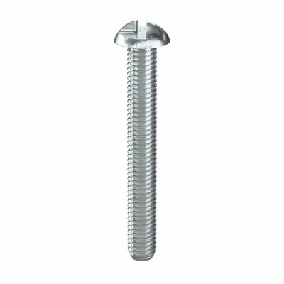 TAMPER-PRUF SCREW Tamper Resistant Screw: #10-32 Thread Size, 1 1/2 in Lg, Steel, Zinc-Plated - Round Head Tamper-Resistant Machine Screws