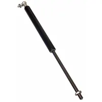 Gas spring with 60 lbf force and 12 13/64 in extended length. Features MF10 rod thread and includes elbow end fittings. Used for controlled lifting and counterbalancing in industrial enclosures, machine guards, and access panels