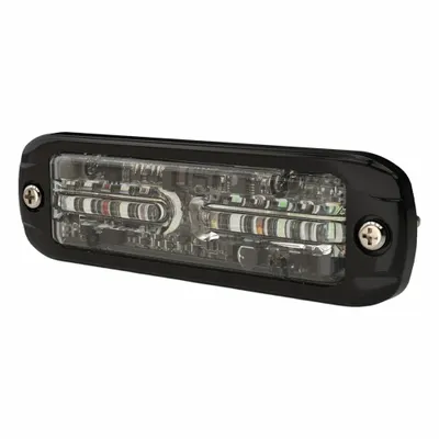 ECCO Warning Light: Emergency Vehicle Perimeter Light, Amber, 3/8 in Overall Wd - Vehicle Perimeter Flashing Warning Lights